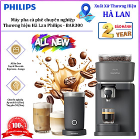 Mua Bộ máy pha và máy tạo bọt cà phê Espresso  Lungo tự động chuyên nghiệp. Thương hiệu Hà Lan cao cấp Philips Baristina BAR300 - BAR311. Hàng chính hãng