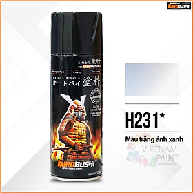 Mua Sơn xịt Samurai Kurobushi - MÀU TRẮNG ÁNH XANH H231 (400ml)