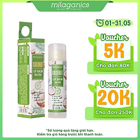 Son Dưỡng Môi Dừa Milaganics 4.5g
