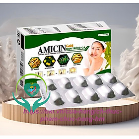 ￼Amicin Mụn Trứng Cá - Hộp 30 Viên - người bị dị ứng , mụn nhọt , trứng cá