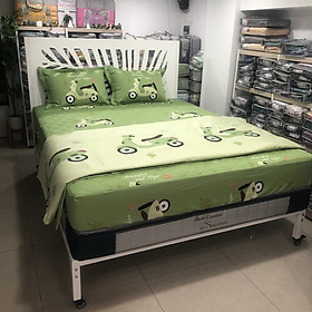 Bộ Chăn Ga Gối Sông Hồng chất cotton