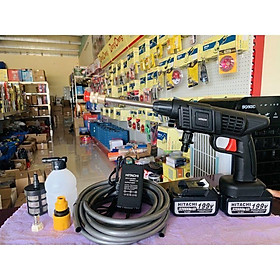 Mua Máy Rửa Xe Pin HITACHI 199V  Rửa Xe-Phun Cây Cảnh  Xịt Rửa Đồ dùng siêu Tiện Lợi