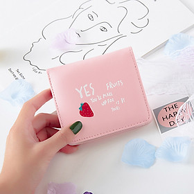 VÍ NỮ CẦM TAY NHIỀU NGĂN TIỆN DỤNG CÓ THỂ GẬP ĐÔI GỌN NHẸ PHỐI MÀU CỰC DỄ THƯƠNG G0052 BỀN ĐẸP