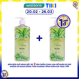 Dầu Gội Watsons Aloe Vera Lilac Shampoo 700ml