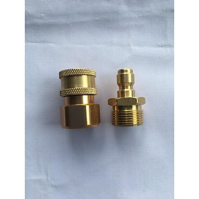 Mua Khớp nối nhanh dây cấp nước ra máy xịt rửa áp lực cao  máy rửa xe sử dụng tháo lắp dây đầu ra nhanh hơn