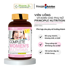 Viên Uống Bổ Sung Vitamin Tổng Hợp Cho Phụ Nữ PRINCIPLE NUTRITION Complete