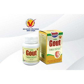 Mua VIÊN GOUT TÂM BÌNH - GIẢM VÀ NGĂN NGỪA GOUT - CHAI 60 VIÊN