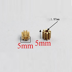 Mua Bánh răng đồng 8 răng trục 2mm