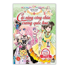 Sách - STICKER Các nàng công chúa vương quốc hoa - Hoa tuy líp