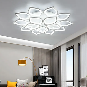 Mua Đèn Ốp Trần  Đèn Trần Trang Trí Phòng Khách  Phòng Ngủ  Trần Thạch Cao 3 Chế Độ Sáng Có Kèm Điều Khiển Từ Xa