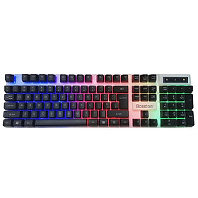 Mua Bàn phím Keyboard Bosston 808 giả cơ LED có dây cổng USB - Hàng Chính hãng