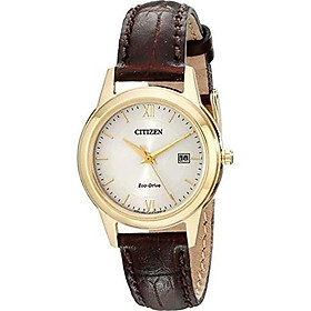 Đồng hồ nữ dây da Citizen FE1082