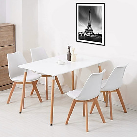 Mua Ghế eames có nệm chân gỗ sồi cứng cáp