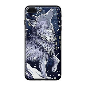 Ốp in cho iPhone 7 Plus Sói Hú - Hàng chính hãng