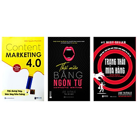 Combo 3 cuốn sách:Content Marketing 4.0: Nội dung hay, bán bay kho hàng-Thôi miên bằng ngôn từ-Trạng thái mua hàngtv