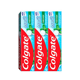 Hình ảnh Bộ 3 Kem Đánh Răng Colgate Herbal Salt Muối Thảo Dược 225g/tuýp x 3