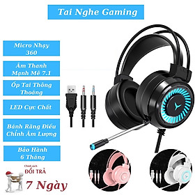 Mua Tai Nghe Gaming G58 Có Mic Cực Nhạy LED Thay Đổi Liên Tục Âm Thanh 7.1 Dành Cho Máy Tính