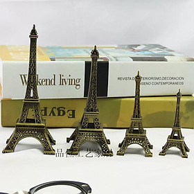 Hình ảnh Tháp Eiffel Hợp Kim Mạ Đồng FXE1016