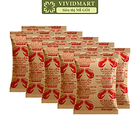 COLUSA - Mì Miliket gói giấy đen hương vị Tôm, Mì tôm gói giấy đen Miliket, Mì giấy Miliket Colusa (65g/gói)