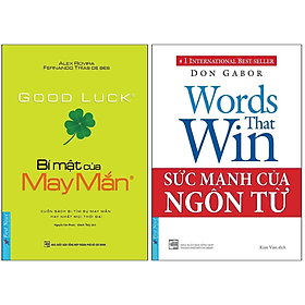 Combo 2Q: Bí Mật Của May Mắn (Khổ Nhỏ) + Sức Mạnh Của Ngôn Từ (Sách Phát Triển Bản Thân/ Tư Duy Kĩ Năng Sống) 