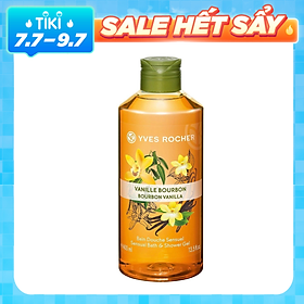 Gel Tắm Hương Vani Yves Rocher Bourbon Vanilla Sensual Bath & Shower Gel 400ml