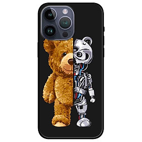 Ốp lưng dành cho Iphone 14 - Iphone 14 Plus - Iphone 14 Pro - Iphone 14 Pro Max - Gấu Bear Vàng Nửa