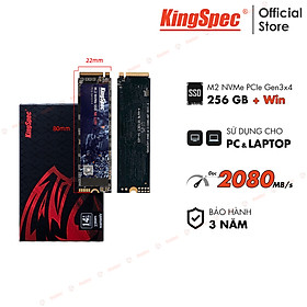 Mua Ổ cứng SSD KingSpec 256GB M2 cài sẵn Win 10 / 256G PCIe NVMe - Hàng Chính Hãng