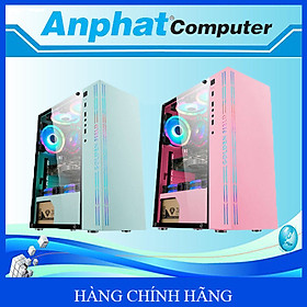 Vỏ máy tính Case Golden Field RGB1-FORESEE Pink/Blue (Hồng/Xanh) - Hàng Chính Hãng