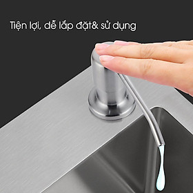 Mua Bộ Vòi Bơm Dầu Rửa Bát  Vòi Xịt Nước Rửa Chén Inox 304 Gắn Chậu Tiện Lợi  Có Ống Dẫn Silicon Dài 1.2 Mét - GD392