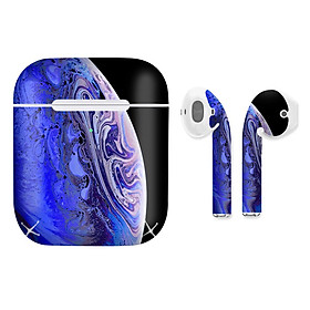 Mua Miếng dán skin chống bẩn cho tai nghe AirPods in hình nền iP X - NeniPX001 (bản không dây 1 và 2)