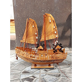 Thuyền gõ Hạ Long-Thuyền thuận buồm xuôi gió ngang 40 cm