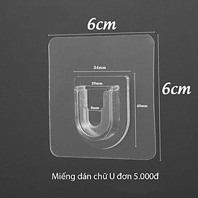 Mua Miếng dán dự phòng cho kệ dán tường  miếng dán chữ U