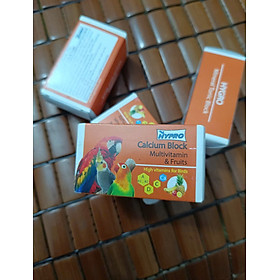 1 viên Hydro tonic cao cấp (thêm canxi + vitamin+trái cây) rất nhiều chất dinh dưỡng cho mọi dòng chim, vẹt