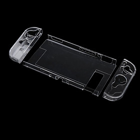 Case Compatible with Nintendo Switch, Dockable Soft Protective Case Cover for Nintendo Switch with Tempered Glass Screen Protector and Grip Caps