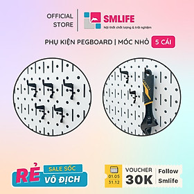 Mua Bộ 5 móc nhỏ Pegboard bằng thép dày 1 6mm sơn tĩnh điện hiện đại - Phụ kiện cho bảng treo dụng cụ cơ khí