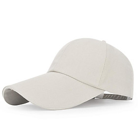 Unisex dài vành mũ bóng chày bố bóng chày cotton có thể điều chỉnh mũ chống nắng lớn chống lại dây đeo có thể điều chỉnh cho các môn thể thao ngoài trời Color: C08