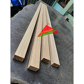 Mua Bó 4 thanh gỗ thông vuông 2x3cm dài 1m2 bào láng 4 mặt dùng làm khung sườn  trang trí  DIY