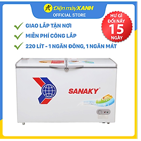 Mua Tủ đông Sanaky 220 lít VH-2899W1 - Hàng chính hãng (Giao toàn quốc)