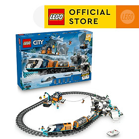 LEGO CITY 60470 Đồ Chơi Lắp Ráp Tàu Lửa Khám Phá Bắc Cực (1517 chi tiết)