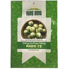Hạt Giống Cà Pháo Trắng Rado 72