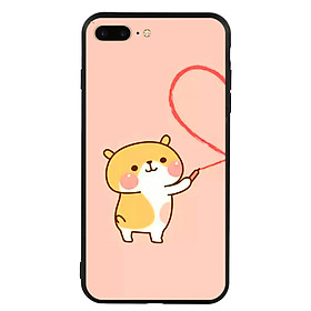 Ốp Lưng Viền TPU cho điện thoại Iphone 7 Plus / 8 Plus - Couple 05