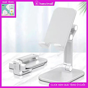 Mua Giá đỡ điện thoại máy tính bảng  kệ đỡ đa năng gấp gọn có thể điều chỉnh độ cao 3 màu đỏ  trắng  đen