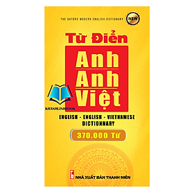 Ảnh bìa Sách - TỪ ĐIỂN ANH - ANH - VIỆT (370.000 Từ) (KV)