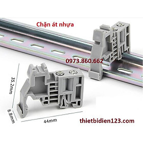 Chặn cuối nhựa thanh ray - CHẶN NHỰA DIN - 20 cái