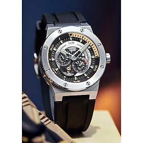 Đồng hồ nam chính hãng I&W CARNIVAL 619G-S2 Kính sapphire ,chống xước,Chống nước 50m ,Bảo hành chính hãng,Máy cơ (Automatic),Dây cao su cao cấp,thiết kế lộ cơ thể thao