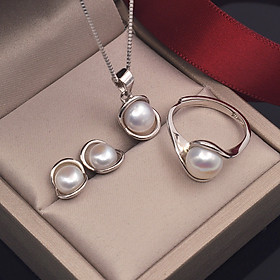 Bộ Trang Sức Ngọc Trai Nữ Hoàng - BNT611 - Bảo Ngọc Jewelry (Freesize)