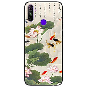 Ốp lưng dành cho Realme C3 mẫu Tranh Cá Koi
