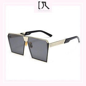 Mắt Kính Râm Nam Dáng Vuông Vàng Đen Hot Trend DORISEYEWEAR
