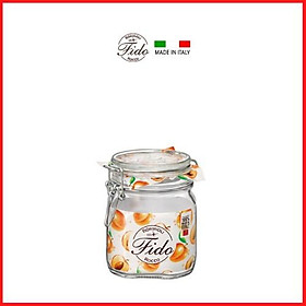 ITALY-Hũ thủy tinh ngâm trái cây, đựng ngũ cốc, yến mạch, gia vị nắp cài kín hơi FIDO - Bormioli Rocco - 750ml - 149280