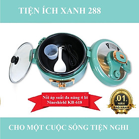 Nồi áp suất đa năng 6 trong 1 nineshield KB-618 dung tích 4 lít